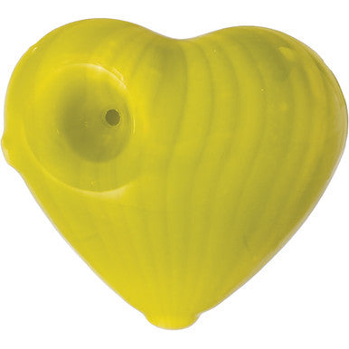 2.5in Green Heart Hand Pipe