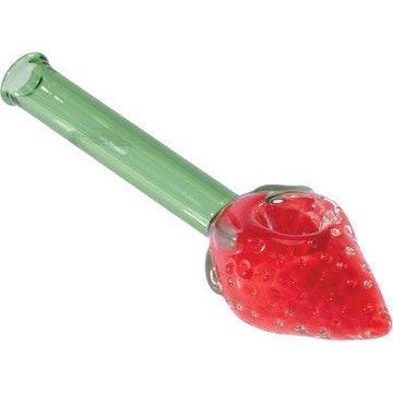 4.5in Red Strawberry Hand Pipe