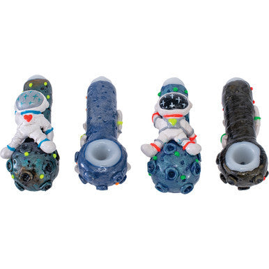 5" Space Astronut Hand Pipe (Colors Vary)
