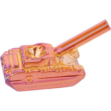 4" War Tank Hand Pipe - Red