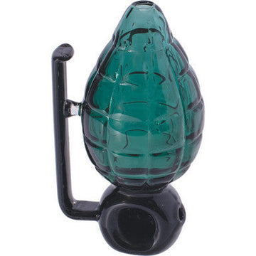 4.3in Light Green Gernade Hand Pipe
