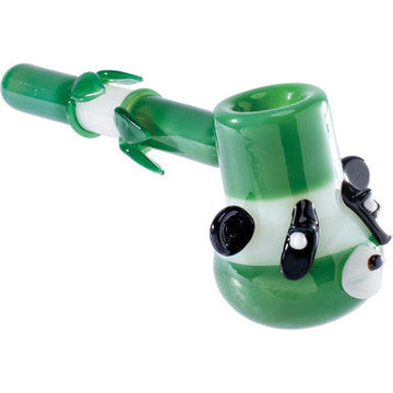 6.5in Green Panda Hand Pipe