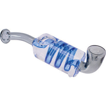 7in Smoke Grey Coil Glycerin Sherlock Hand Pipe