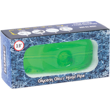 5in Green Glycerin Car Hand Pipe