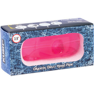 5in Pink Glycerin Car Hand Pipe