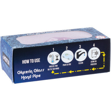 5in Purple Glycerin Car Hand Pipe