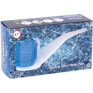 5in Blue Glycerin Sherlock Hand Pipe