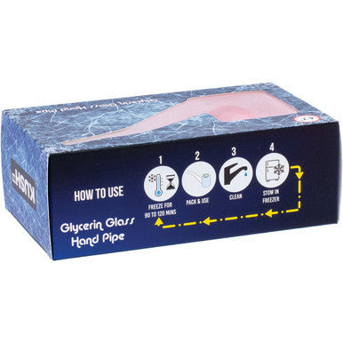 5in Red Glycerin Sherlock Hand Pipe