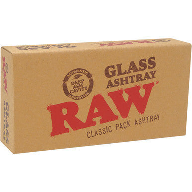 6in RAW Classic Pack Glass Ashtray - CannaDevices
