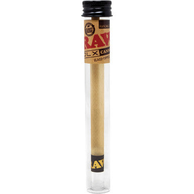 12 Ct. Raw DLX Cannon Size Cones with Glass Tips - CannaDevices