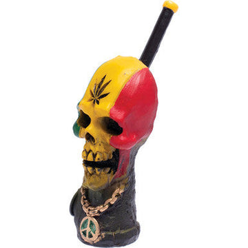 Rasta Skull Novelty Resin Pipe