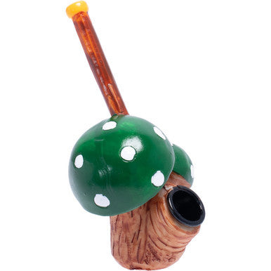 Mushroom Novelty Resin Pipe