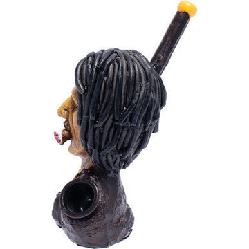 Rasta Hippie Novelty Resin Pipe
