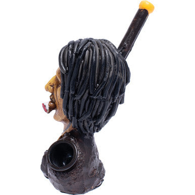 Rasta Hippie Novelty Resin Pipe