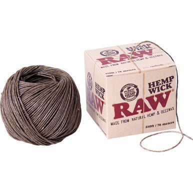 Raw Hempwick 250ft Spool - CannaDevices
