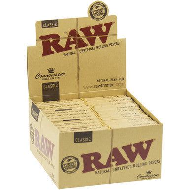 24 Ct. Raw  Connoisseur King Slim With Tips - CannaDevices