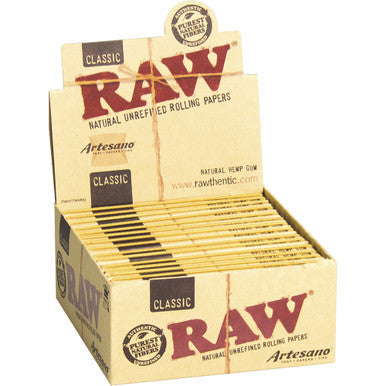 15ct. Raw Artesano Paper, Tray, Tips