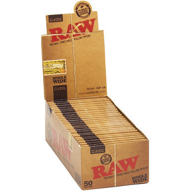 50 Ct. Raw Classic Single Wide Paper