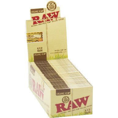 25 Ct. Raw Organic Papers 1.5