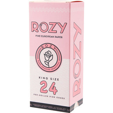 24 Ct. Rozy Pink Cones - King Size