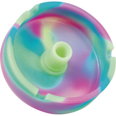 12ct. G / D Color Silicone Ashtray W/ Snuffer
