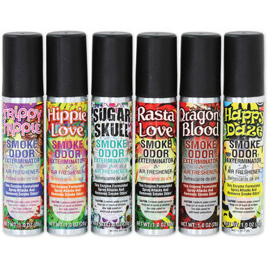 12ct. 1oz Pocket Size Smoke Odor Spray - Assorted - CannaDevices