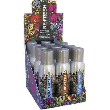 12 Ct. Re-Fresh 4 oz Smoke Odor Eliminator Spray