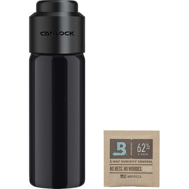 Canlock Glass Stash Plus Designer Black - 160Ml