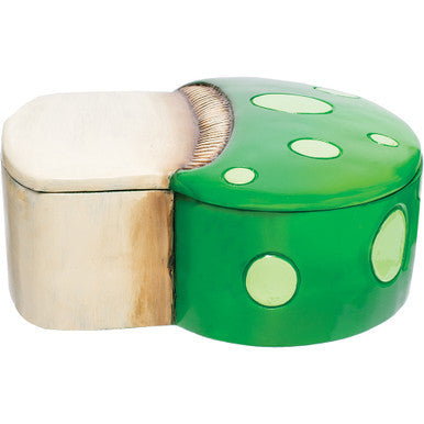 6In Large Green Mushroom Stash Box