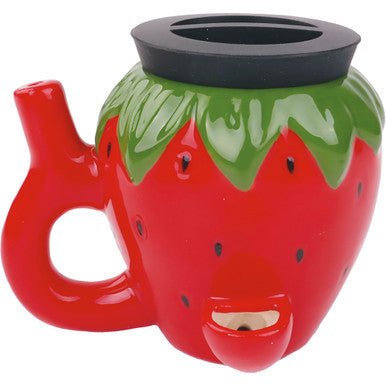 3.9In Pipe Jar - Red Strawberry
