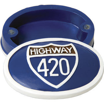 6Ct. Asst. Leaf Design Stash Box