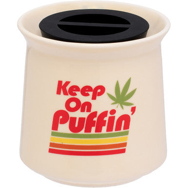 6Count Wide Mouth Ceramic Stash Jars - Asst Designs