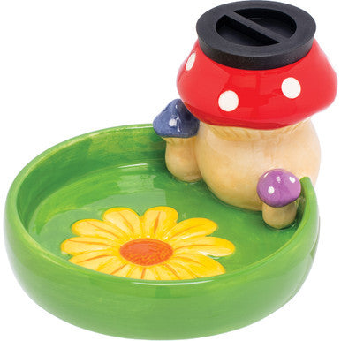 Mushroom & Flowers