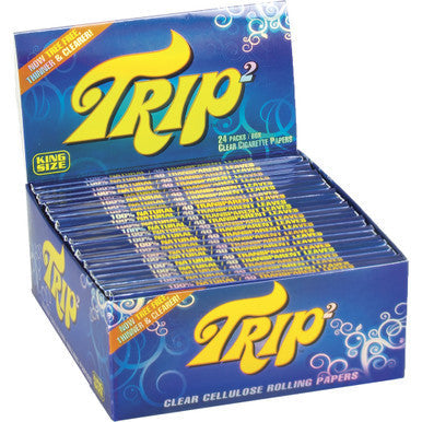 24 Ct. Trip 203 Clear Paper King Size