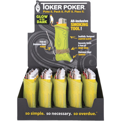 25Ct. Toker Poker Glow in Dark (Lighters Not