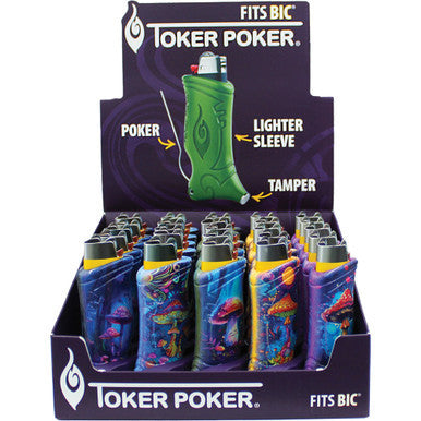25Ct Toker Poker - Shroomies (Lighters Not Included)