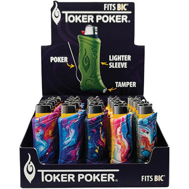 25Ct Toker Poker - Vibrant Visions (Lighters Not