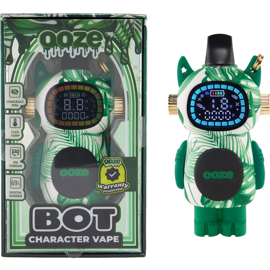 ooze bot character vape battery House Plant OOZE Bot Character 510-Battery – CannaDevices
