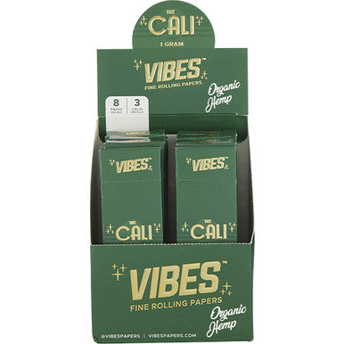 8 Ct. Vibes Org Hemp Cali 1G (3 Cones) - CannaDevices
