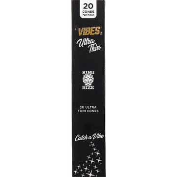 8 Ct. Vibes Ultra Thin King Size (20 Cones)