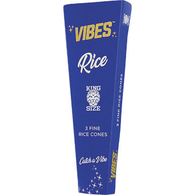 30 Ct. Vibes Rice Cone King Size (3 Cones)