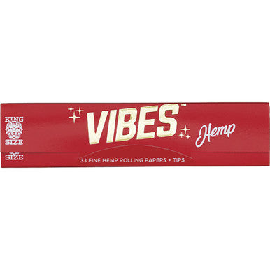 24 Ct. Vibes Hemp King Size with Tips