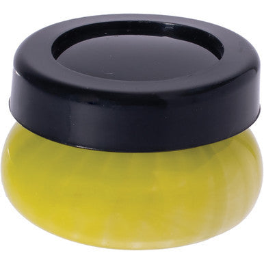 1.6In Green Boro Glass Jar With Silicone Top - Us Color