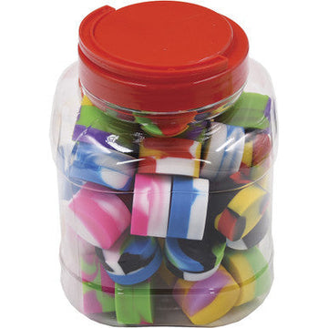 50Ct. Silicone Asst. Color Oil Container