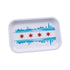 Small Chicago Flag Rolling Tray