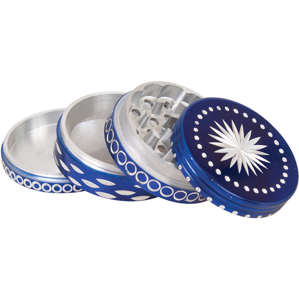 4 Parts Aluminum Diamond Cut (63mm)