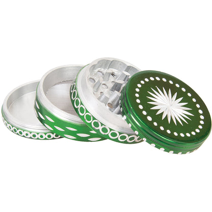 4 Parts Aluminum Diamond Cut (63mm)