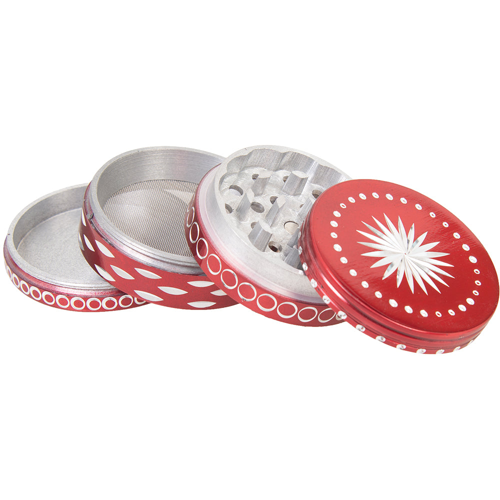 4 Parts Aluminum Diamond Cut (63mm)