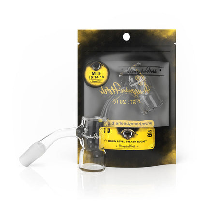 HONEY BEVEL SPLASH BUCKET QUARTZ BANGER