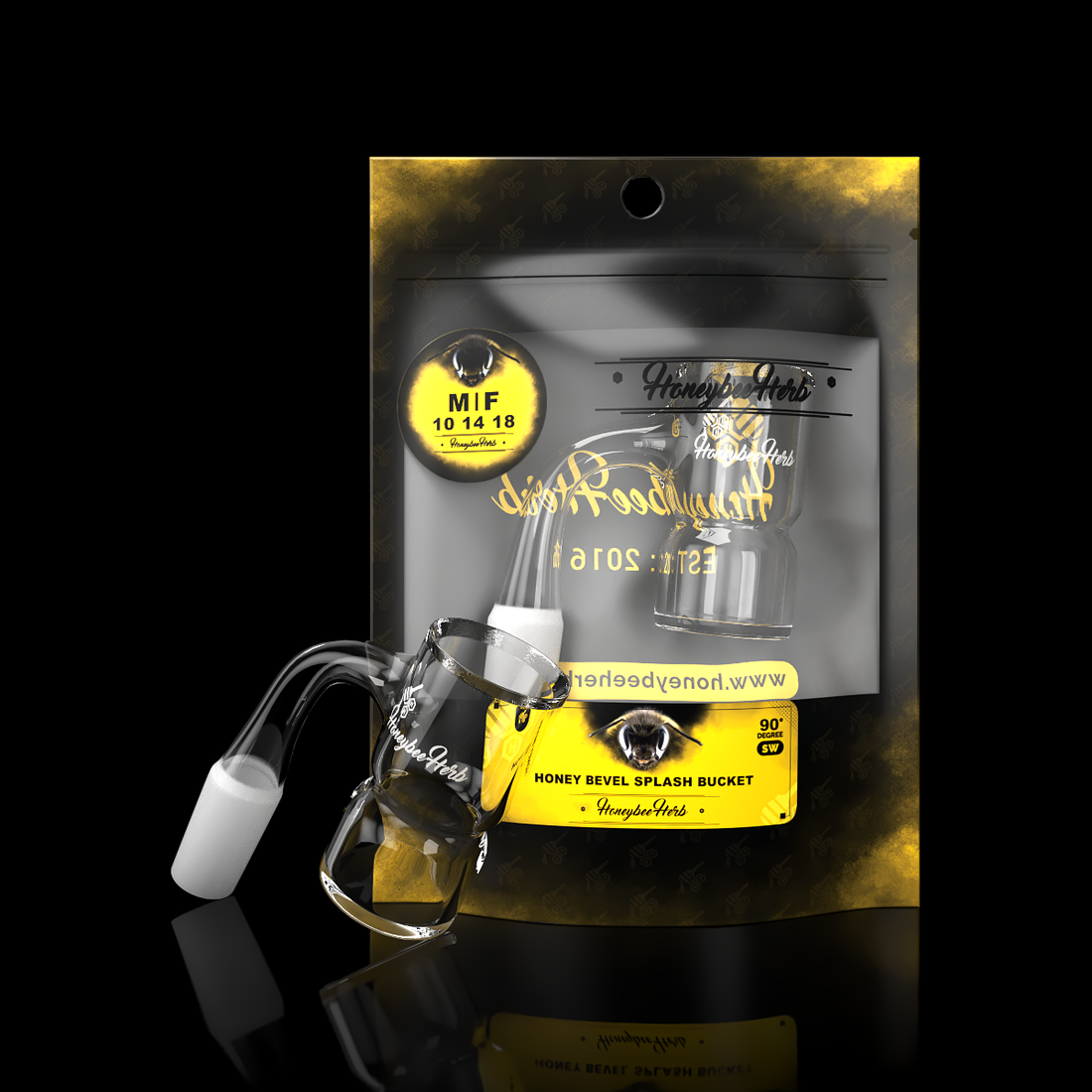 HONEY BEVEL SPLASH BUCKET - 90° DEGREE | BL - CannaDevices